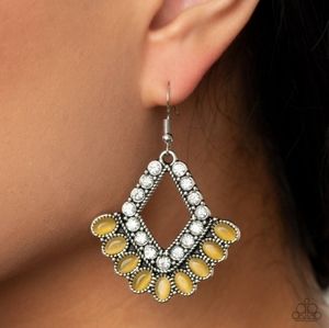 BUNDLE 5 FOR 25. Yellow and silver toned earrings. Bundle 5/25